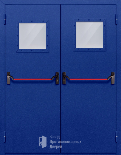Фото двери «Двупольная со стеклом и антипаникой №53» в Лобне