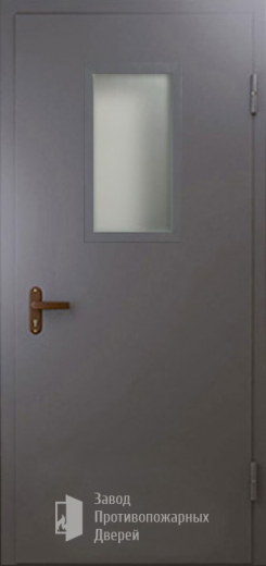 Фото двери «Техническая дверь №4 однопольная со стеклопакетом» в Лобне