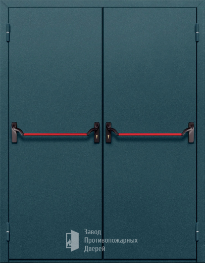 Фото двери «Двупольная глухая с антипаникой №17» в Лобне