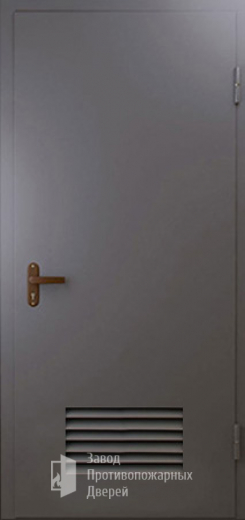 Фото двери «Техническая дверь №3 однопольная с вентиляционной решеткой» в Лобне