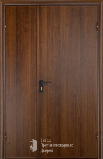 Фото двери «Полуторная МДФ глухая EI-30» в Лобне