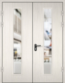 Фото двери «МДФ двупольная со стеклом №22» в Лобне