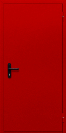 Фото двери «Однопольная глухая (красная)» в Лобне