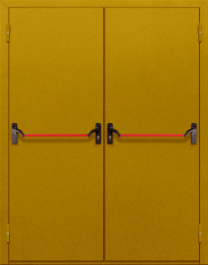Фото двери «Двупольная глухая с антипаникой №15» в Лобне