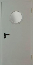 Фото двери «Однопольная с круглым стеклом EI-30» в Лобне