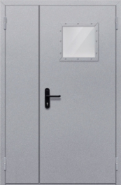 Фото двери «Полуторная со стеклопакетом» в Лобне