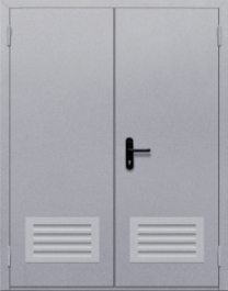 Фото двери «Двупольная с решеткой» в Лобне
