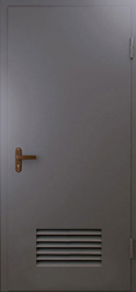 Фото двери «Техническая дверь №3 однопольная с вентиляционной решеткой» в Лобне