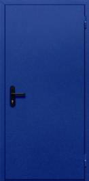 Фото двери «Однопольная глухая (синяя)» в Лобне