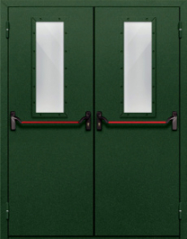 Фото двери «Двупольная со стеклом и антипаникой №69» в Лобне